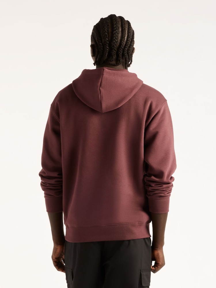 New Balance Brown Sport Essentials Fleece Hoodie - Image 2 of 4