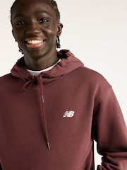 New Balance Brown Sport Essentials Fleece Hoodie - Image 3 of 4