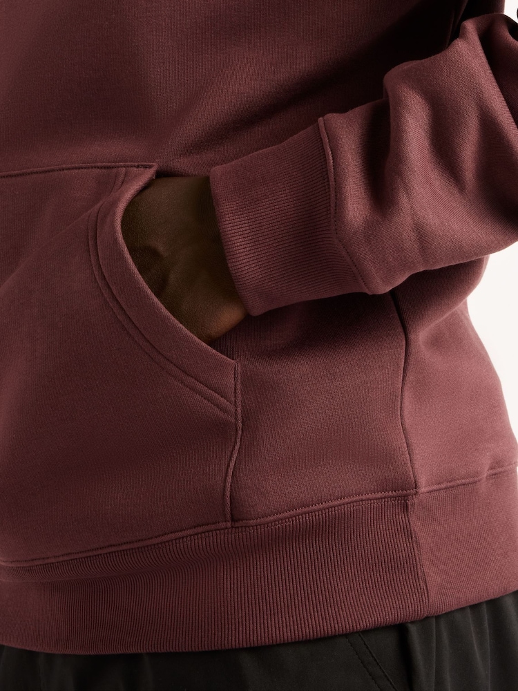 New Balance Brown Sport Essentials Fleece Hoodie - Image 4 of 4