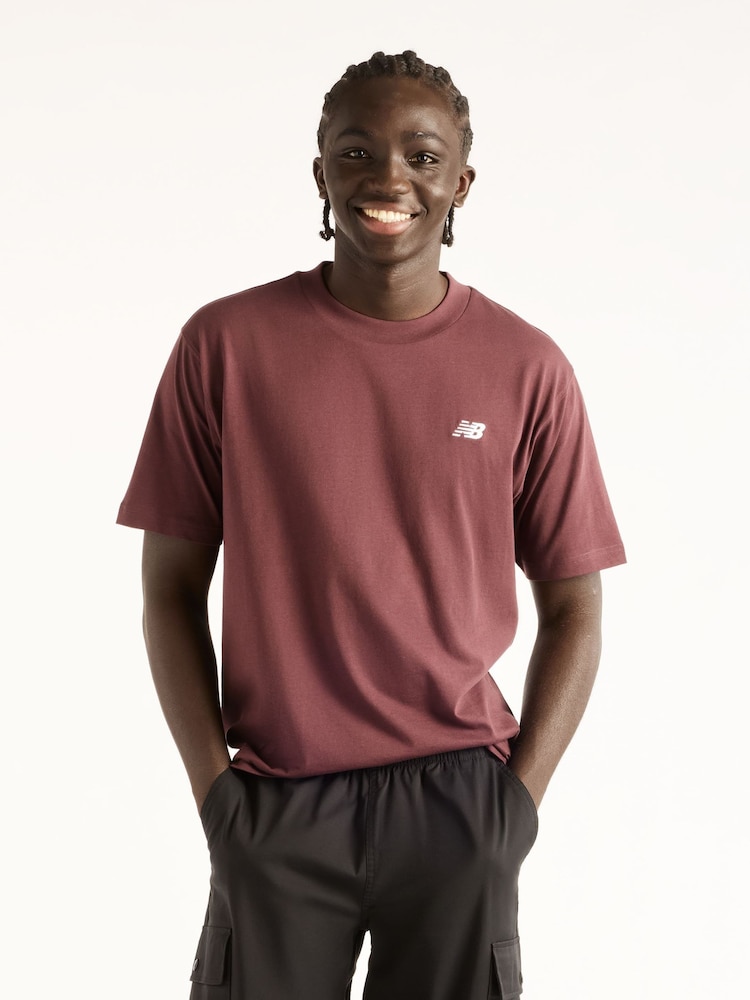 New Balance Brown Sport Essentials T-Shirt - Image 1 of 4
