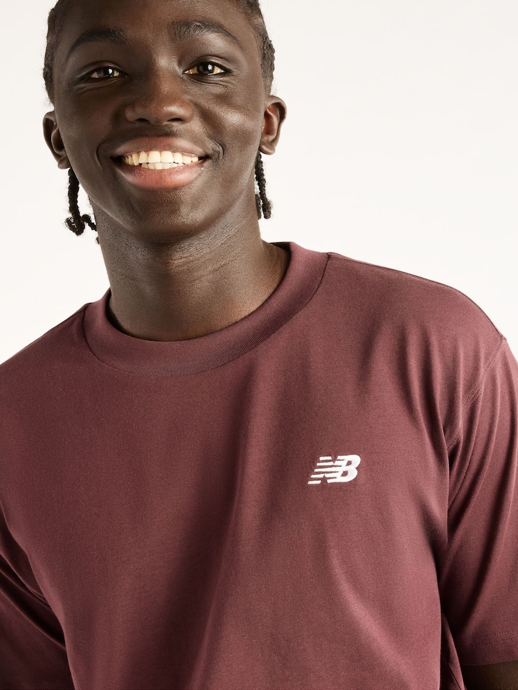 New Balance Brown Sport Essentials T-Shirt - Image 4 of 4