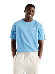 New Balance Blue Sport Essentials Cotton T-Shirt - Image 1 of 4