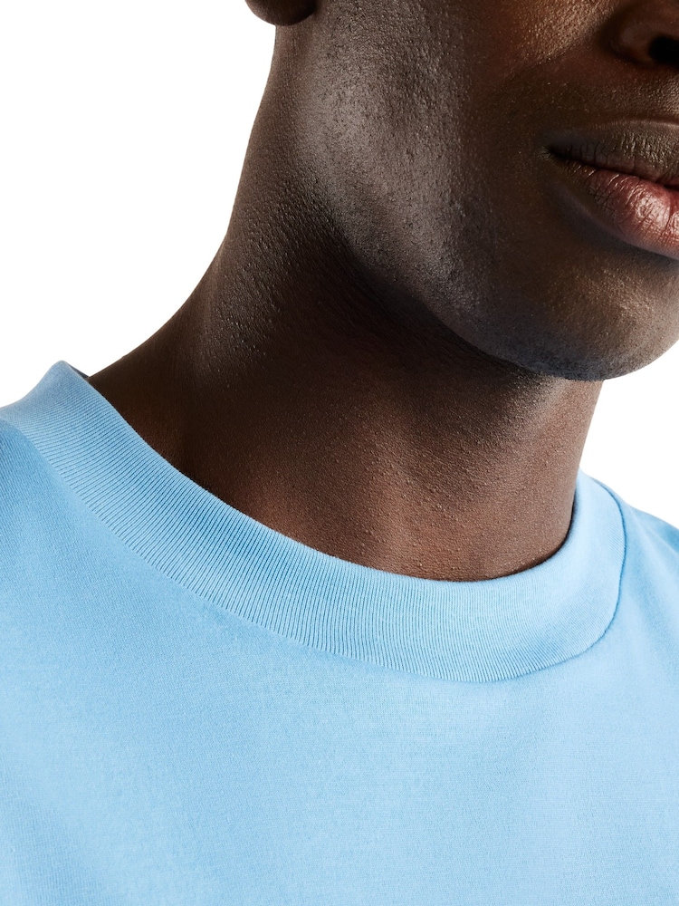 New Balance Blue Sport Essentials Cotton T-Shirt - Image 4 of 4