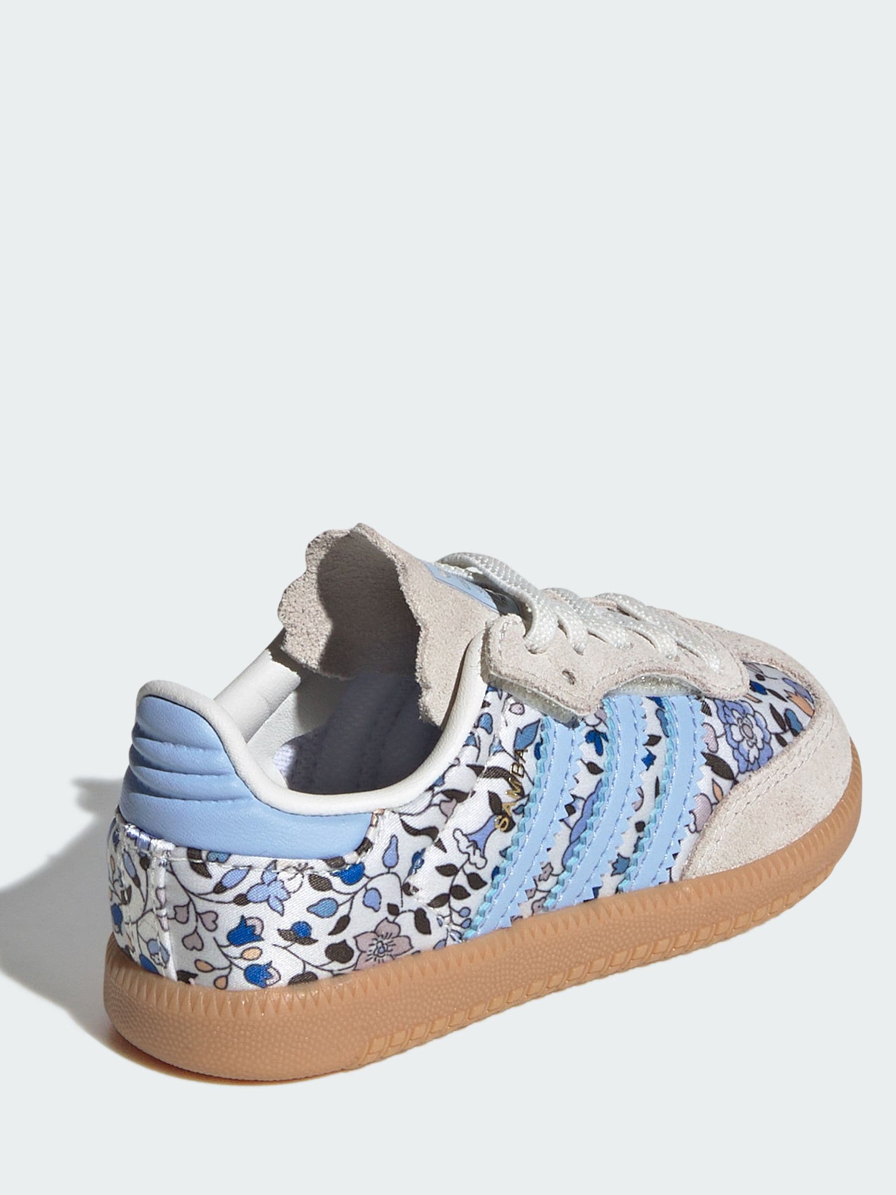 Buy adidas Originals Blue Samba Og X Liberty London Elastic Lace