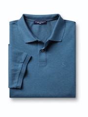 Blå - Charles Tyrwhitt Kortermet Cotton Stretch Pique Poloskjorter - Bilde 3 av 5