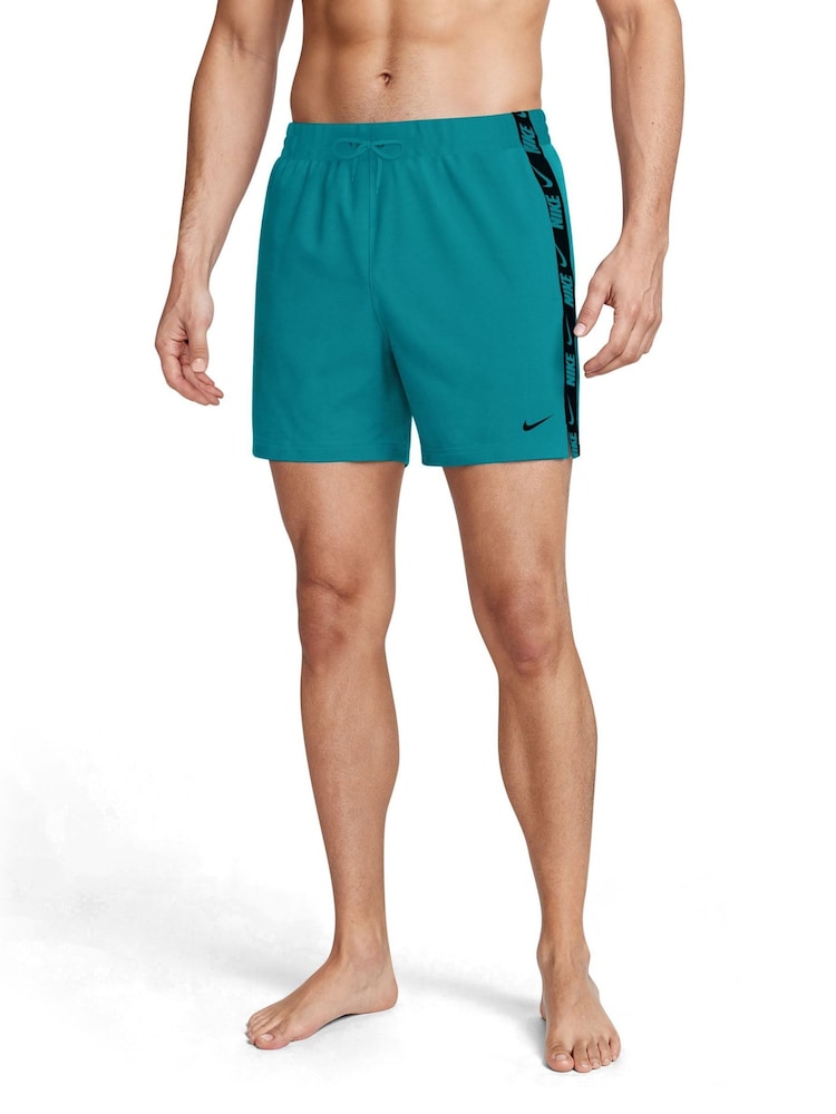 Nike Energy Green Breaker Logo Tape 5" Swim Shorts - Image 2 of 7