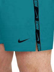 Nike Energy Green Breaker Logo Tape 5" Swim Shorts - Image 6 of 7