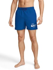 Nike Game Royal Blue 5 Inch Breaker Logo Volley Shorts - Image 2 of 6