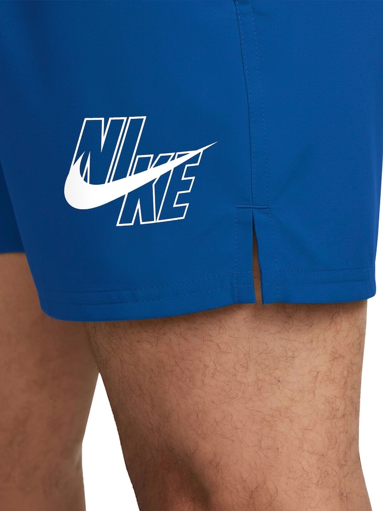 Nike Game Royal Blue 5 Inch Breaker Logo Volley Shorts - Image 6 of 6 Nike Game Royal Blue 5 Inch Breaker Logo Volley Shorts - Image 6 of 6