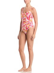 Nike Desert Pink V-Neck One Piece - Image 4 of 5