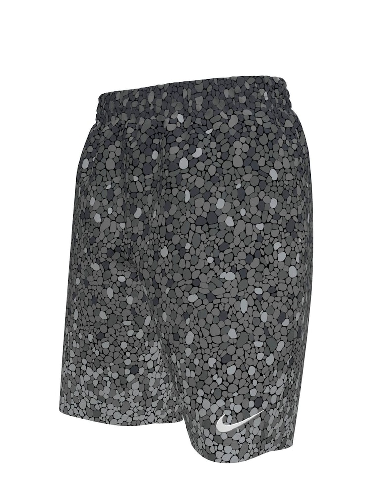 Nike Black 7" Swim Shorts - Image 1 of 3 Nike Black 7" Swim Shorts - Image 1 of 3