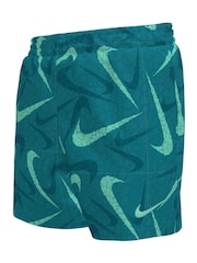 Nike Energy Green Breaker Pebble Aop 4" Swim Shorts - Image 1 of 3