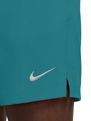 Nike Green/White 7 Inch Essential Volley Swim Shorts - Image 5 of 6