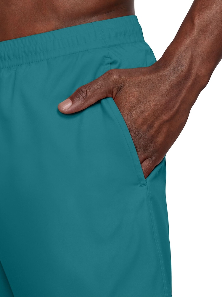 Nike Green/White 7 Inch Essential Volley Swim Shorts - Image 6 of 6 Nike Green/White 7 Inch Essential Volley Swim Shorts - Image 6 of 6