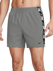 Nike Cool Grey Breaker Logo Tape 5" Swim Shorts - Image 3 of 7