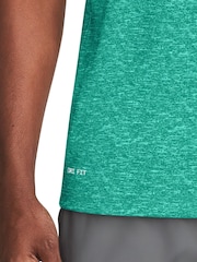 Nike Energy Green Short Sleeve Hydroguard Rash T-Shirt - Image 6 of 6