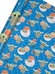 Hallmark 3 x 2m The Mandalorian Grogu Wrapping Paper - Image 5 of 6
