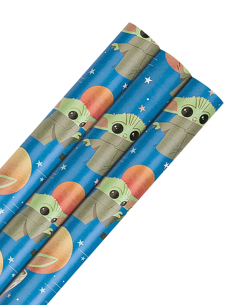 Hallmark 3 x 2m The Mandalorian Grogu Wrapping Paper - Image 6 of 6