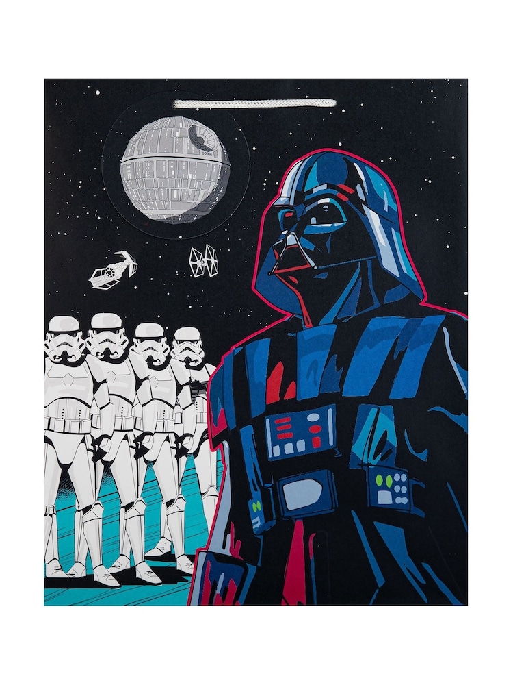Hallmark 3 Pack Black Large Star Wars Designs Gift Bags - Image 5 of 5 Hallmark 3 Pack Black Large Star Wars Designs Gift Bags - Image 5 of 5