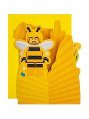 Hallmark Yellow 3D Pop-Up LEGO Characters Birthday Card - Image 3 of 5
