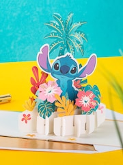 Hallmark Blue 3D Pop-Up Disney Lilo & Stitch Card - Image 1 of 6