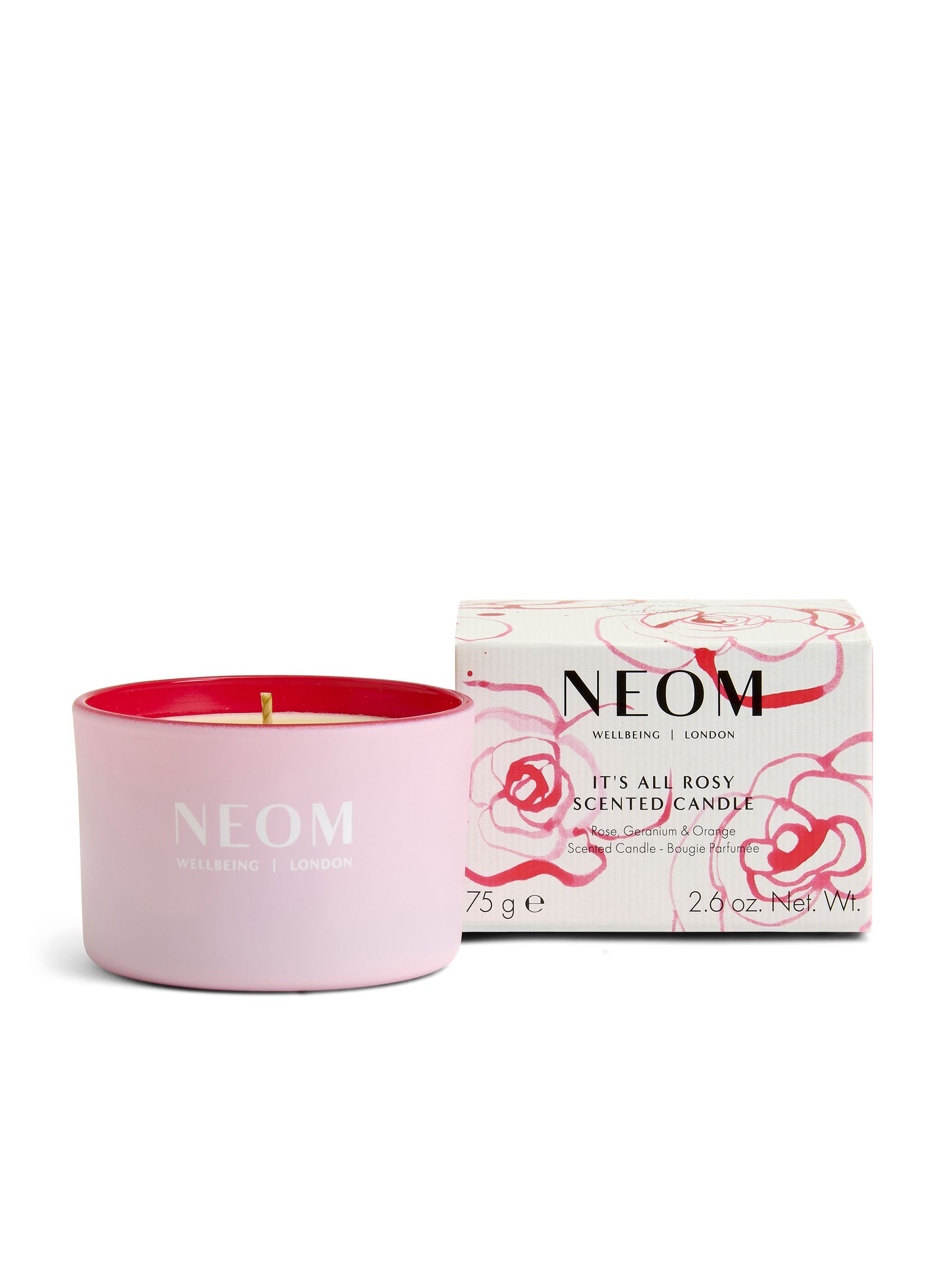 NEOM It's All Rosy Scented Candle (Travel) - Image 3