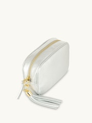 Apatchy Silver The Tassel Leather Cross-Body Bag - Image 2 of 4