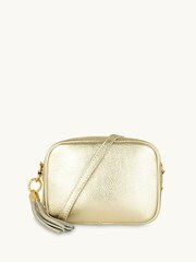 Apatchy Gold The Tassel Leather Cross-Body Bag - Image 1 of 5