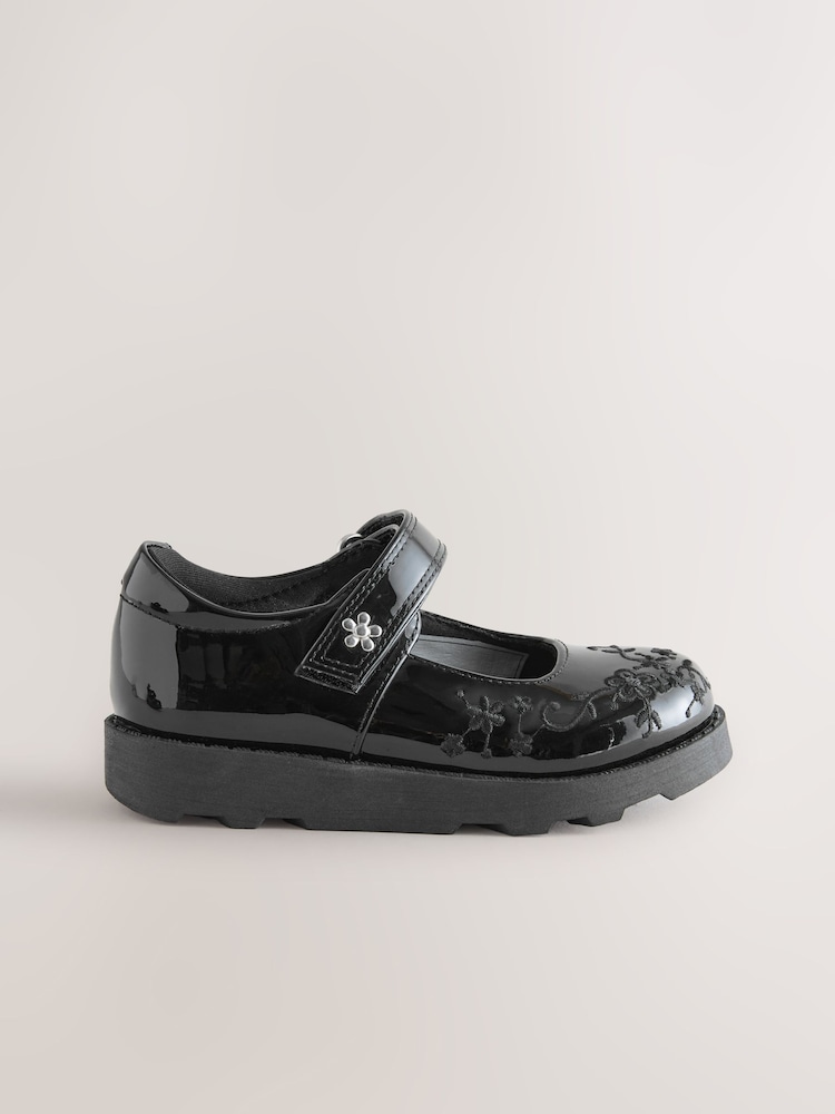 Schwarz Bestickt - Mary Jane-Schuhe für Kinder - Bild 2 von 5 Schwarz Bestickt - Mary Jane-Schuhe für Kinder - Bild 2 von 5