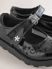 Schwarz Bestickt - Mary Jane-Schuhe für Kinder - Bild 3 von 5