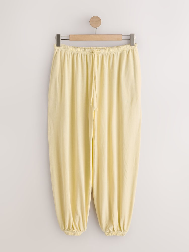 Cytrynowy żółty - Jersey Balloon Trousers - Obraz 1 z 3