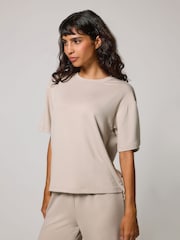 LOVALL Natural Soft Touch Wide Leg Lounge Set - Image 6 of 6