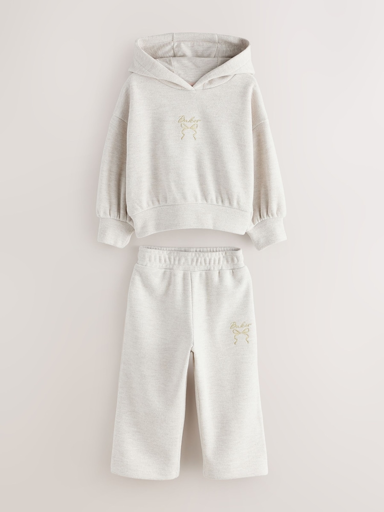 Baker by Ted Baker Oatmeal 2 Piece Soft Rib Cosy Set - Image 1 of 6