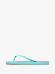 Billabong Blue Floral Dama Logo Flip Flops - Image 2 of 5