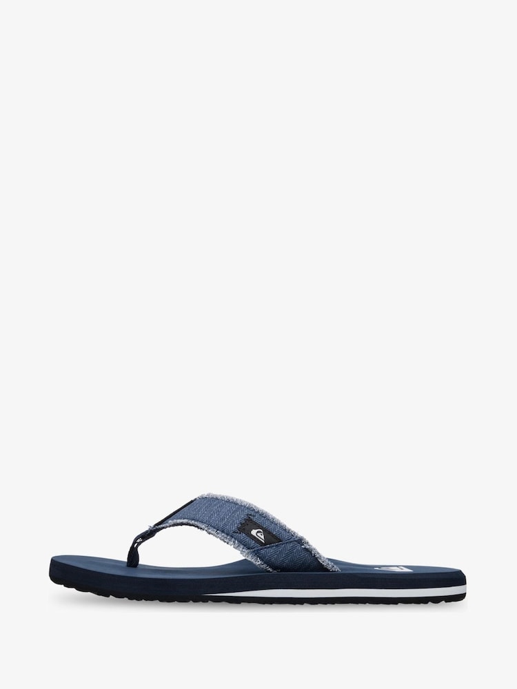 أزرق - صنادل Quiksilver Monkey Abyss بشعار - صورة 2 من 6