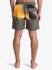 Quiksilver Green Everyday Half Jam 16" Logo Swim Shorts - Image 2 of 8