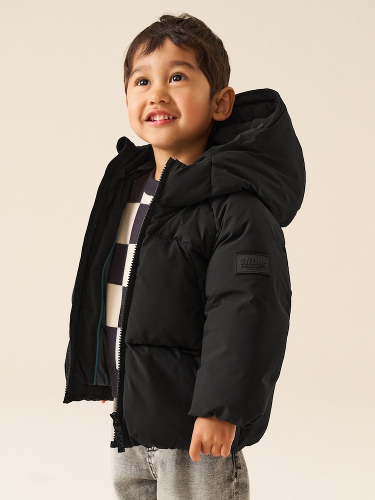 Black Padded Coat (6mths-7yrs) - Image 1 of 6 Black Padded Coat (6mths-7yrs) - Image 1 of 6