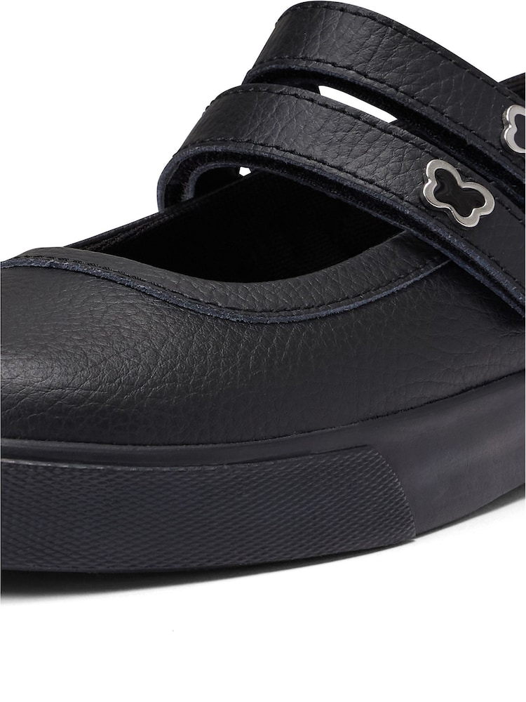 Kickers Black Tovni Mary Jane Wings Shoes - Image 5 of 5