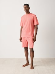 Verde/roz - Jersey Salt Wash Short Sleeve Pyjamas 2 Pack - Imaginea 2 din 13
