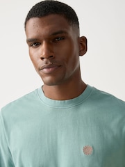 Verde/roz - Jersey Salt Wash Short Sleeve Pyjamas 2 Pack - Imaginea 7 din 13