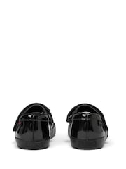 Kickers Black Tovni Mary Jane Bow Patent School Shoes - Image 4 of 6