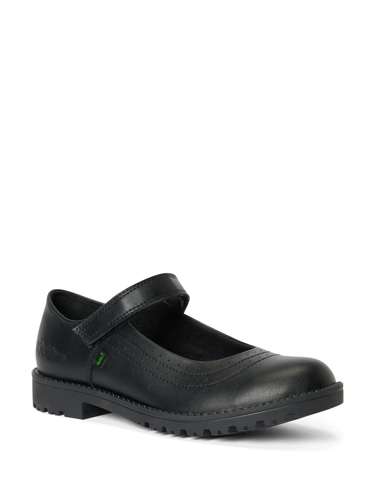 Kickers Black Lachly Mary Jane Youth Shoes - Image 1 of 5