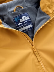 Ochre Yellow Waterproof Fleece Lined Puddlesuit (3mths-7yrs) - Image 3 of 5