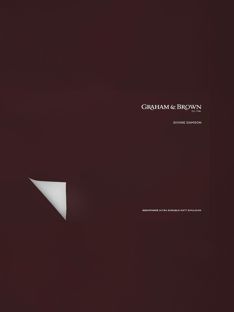 Graham & Brown Divine Damson Peel & Stick Paint Sample - Image 1 of 6