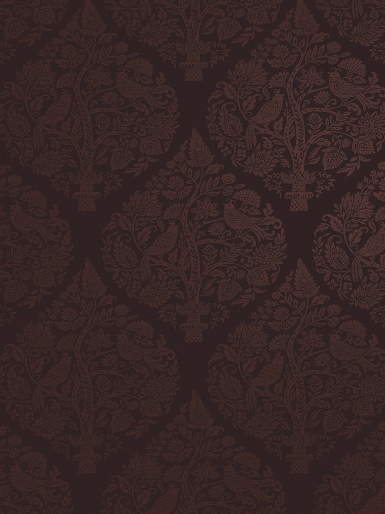 Graham & Brown Fig Woodland Fable Damask A4 Wallpaper Sample - Image 2 of 3 Graham & Brown Fig Woodland Fable Damask A4 Wallpaper Sample - Image 2 of 3