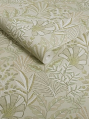 Graham & Brown Sage Vendura Weave A4 Wallpaper Sample - Image 2 of 3