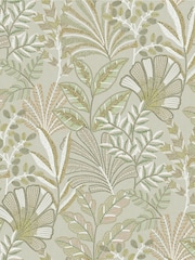 Graham & Brown Sage Vendura Weave A4 Wallpaper Sample - Image 3 of 3