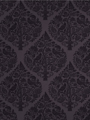 Graham & Brown Plum Woodland Fable A4 Wallpaper Sample - Image 2 of 3