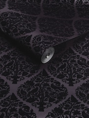 Graham & Brown Plum Woodland Fable A4 Wallpaper Sample - Image 3 of 3
