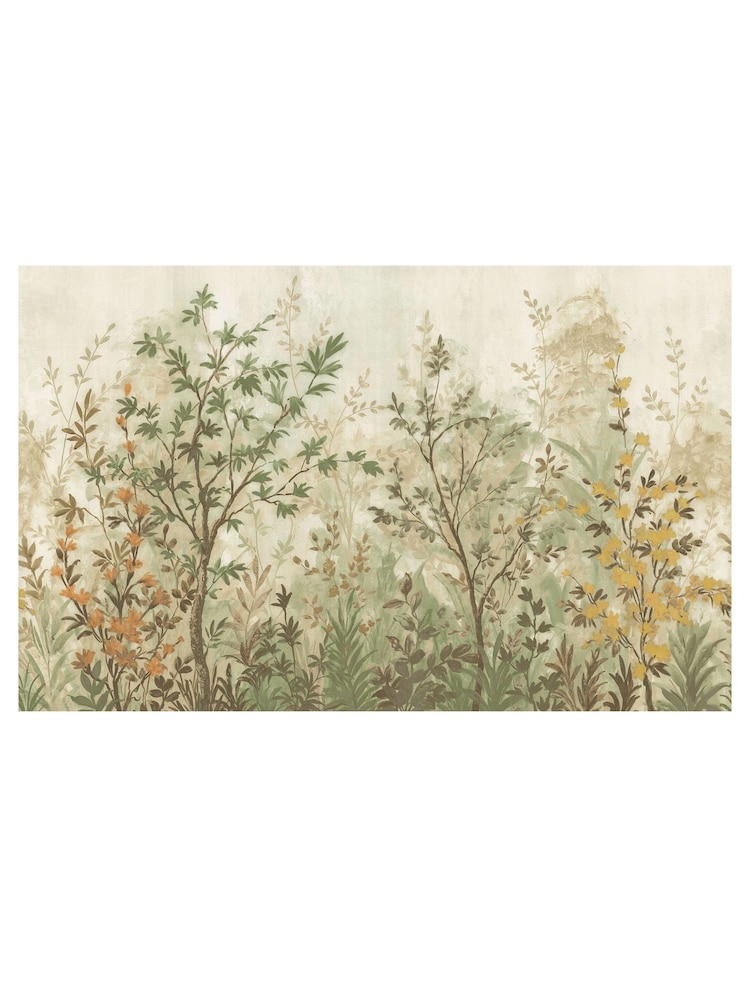 Graham & Brown Sage Forest in Bloom Fixed Size A4 Mural Sample - Image 2 of 2 Graham & Brown Sage Forest in Bloom Fixed Size A4 Mural Sample - Image 2 of 2